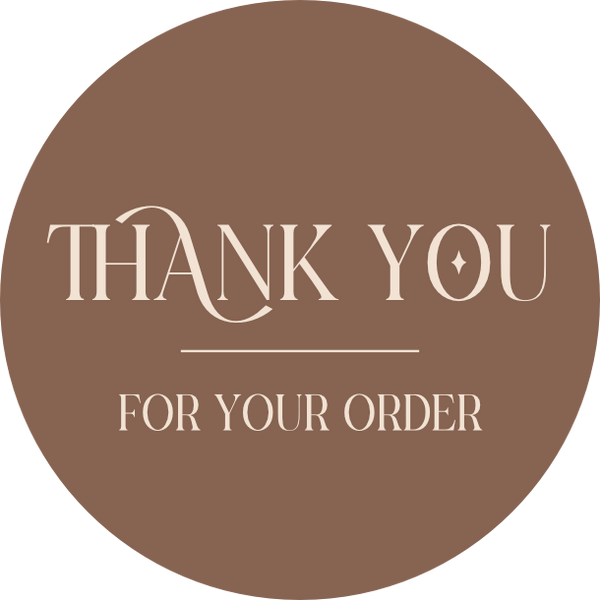 Thank you for your order | Cashmere Colour | Sticker sheet