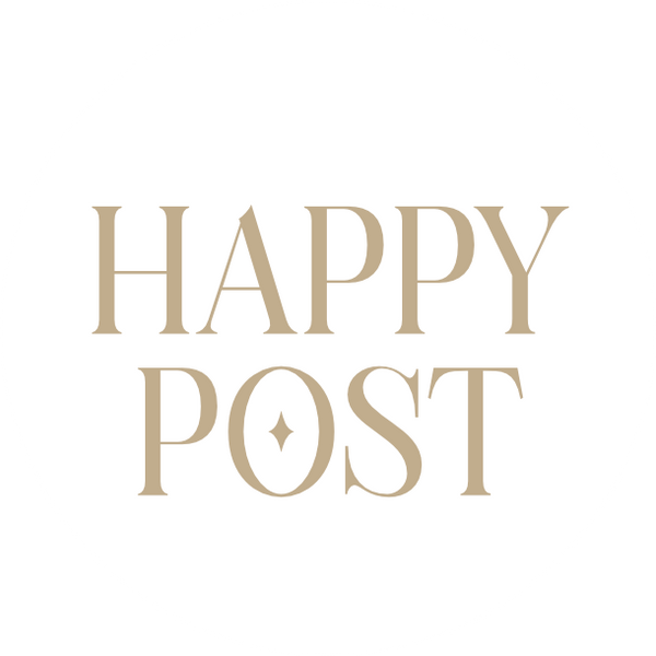 Happy post | Cashmere White | Sticker sheet