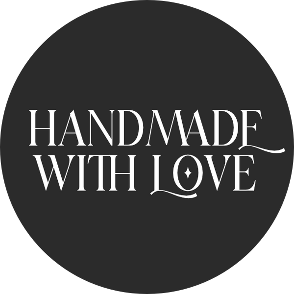Handmade with love | Cashmere Black | Sticker sheet