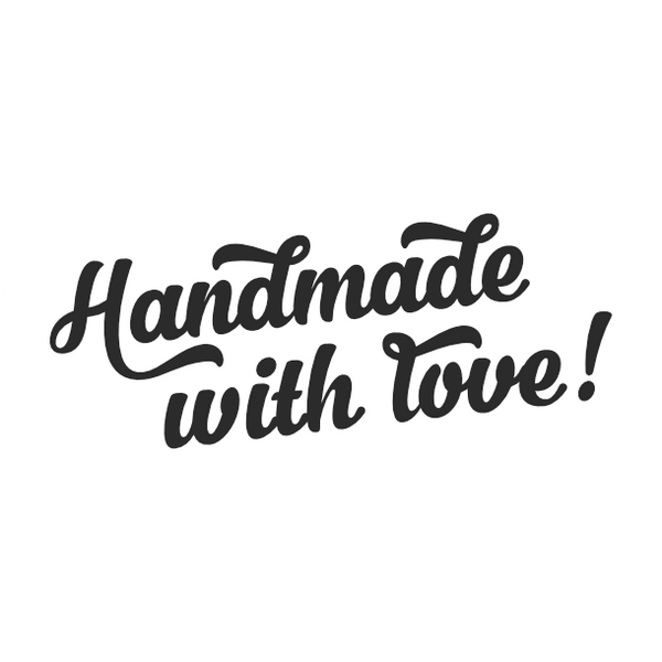 Handmade with love | Americana White | Sticker sheet
