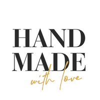 Handmade with love | Classy White | Sticker sheet
