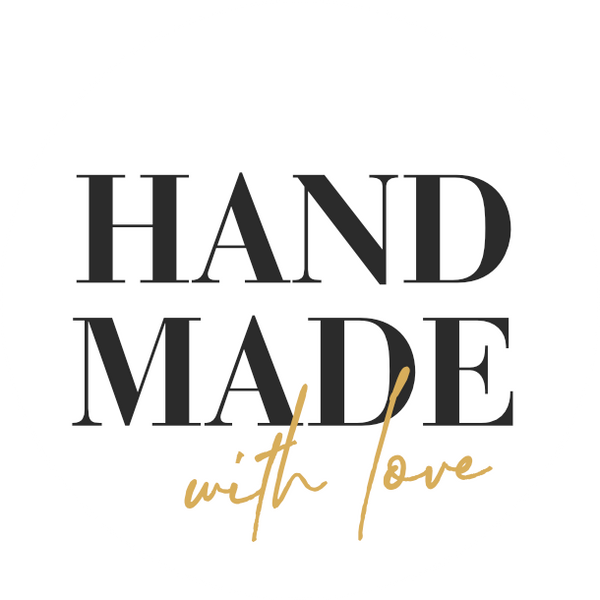 Handmade with love | Classy White | Sticker sheet