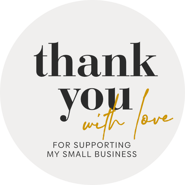Thank you for supporting my small business | Classy Colour | Sticker sheet