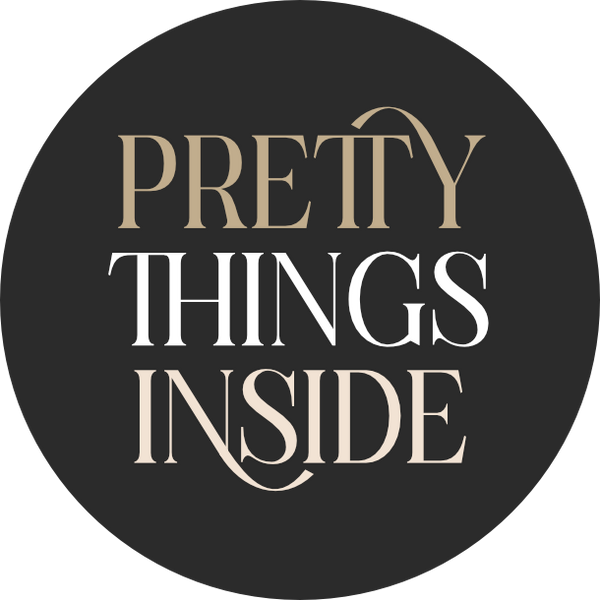 Pretty things inside | Cashmere Black | Sticker sheet