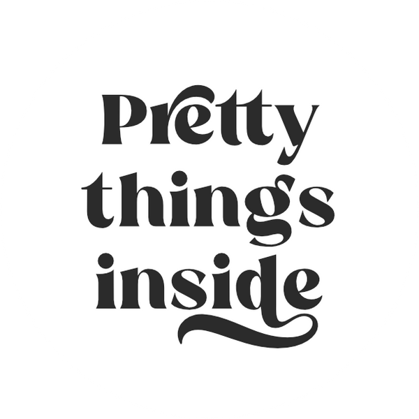 Pretty things inside | Glamour White | Sticker sheet