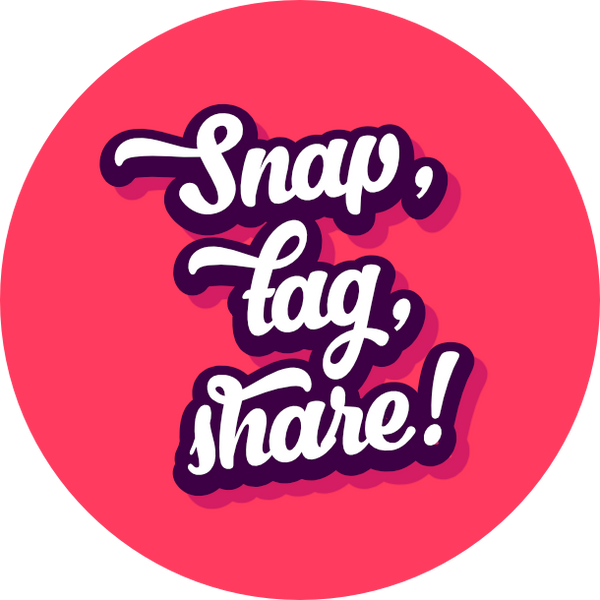 Snap, tag, share | Americana Colour | Sticker sheet