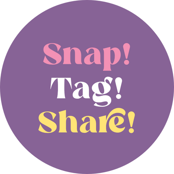 Snap, tag, share | Glamour Colour | Sticker sheet