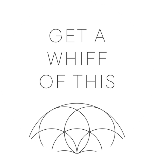 Get a whiff of this | Geometric White | Sticker sheet