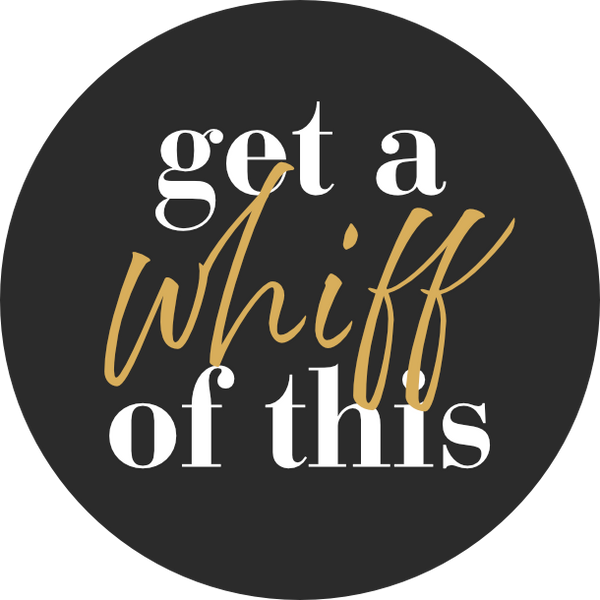 Get a whiff of this | Classy Black | Sticker sheet