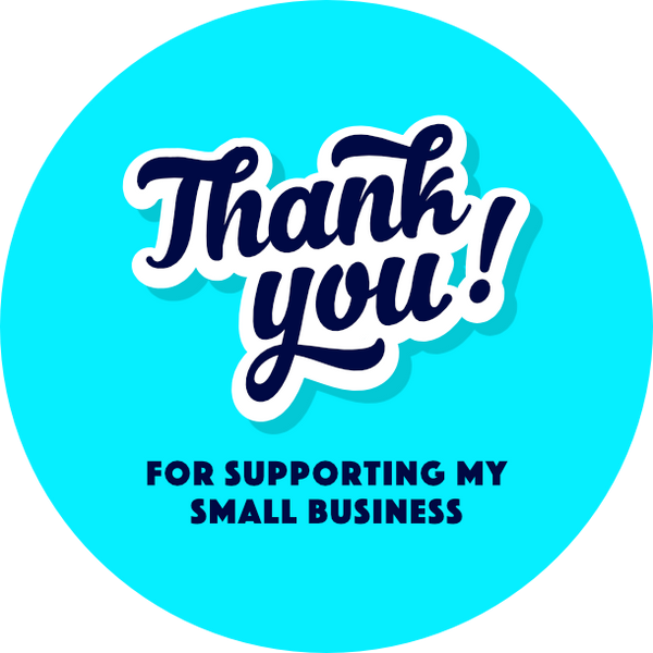 Thank you for supporting my small business | Americana Colour | Sticker sheet